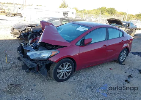 2016 Kia Forte Lx из США, поврежденный, VIN KNAFX4A65G5580209